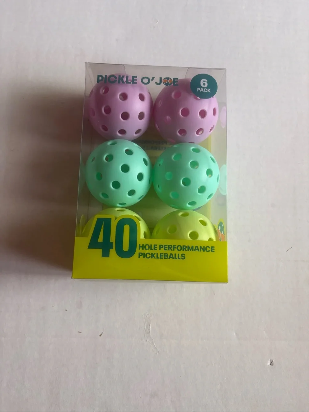 Pickle O' Joe 6-Pack Pickleballs